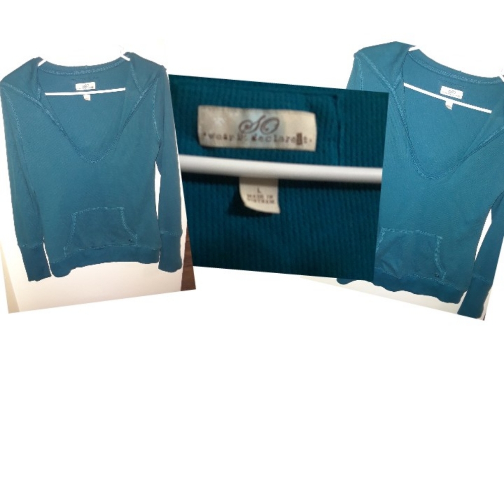 Aqua hoodie